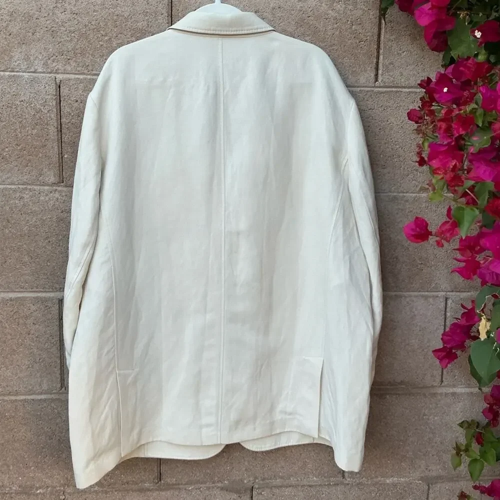 NWOT Tommy Bahama Monterey Blazer Silk Linen Sport Coat Tan Neutral Size XXL